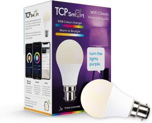 TCP Smart Wi Fi LED Lightbulb Classic B22 Colour Tuneable